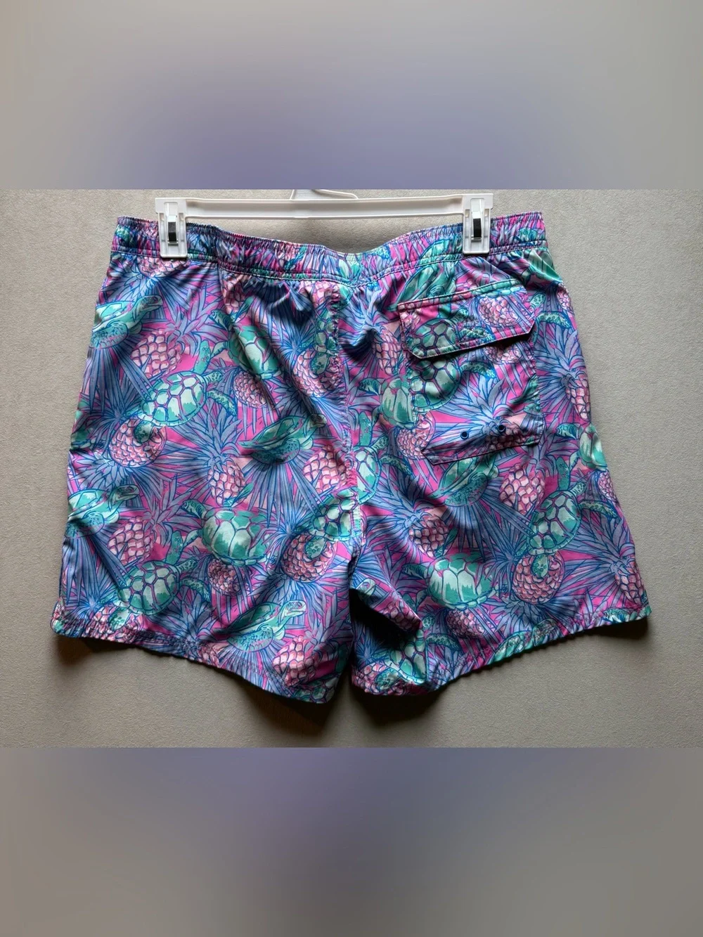 Vineyard Vines Pink & Teal Tropical Turtle Bathing Suit